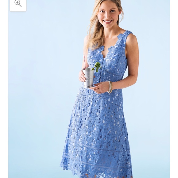 baby blue race day dress